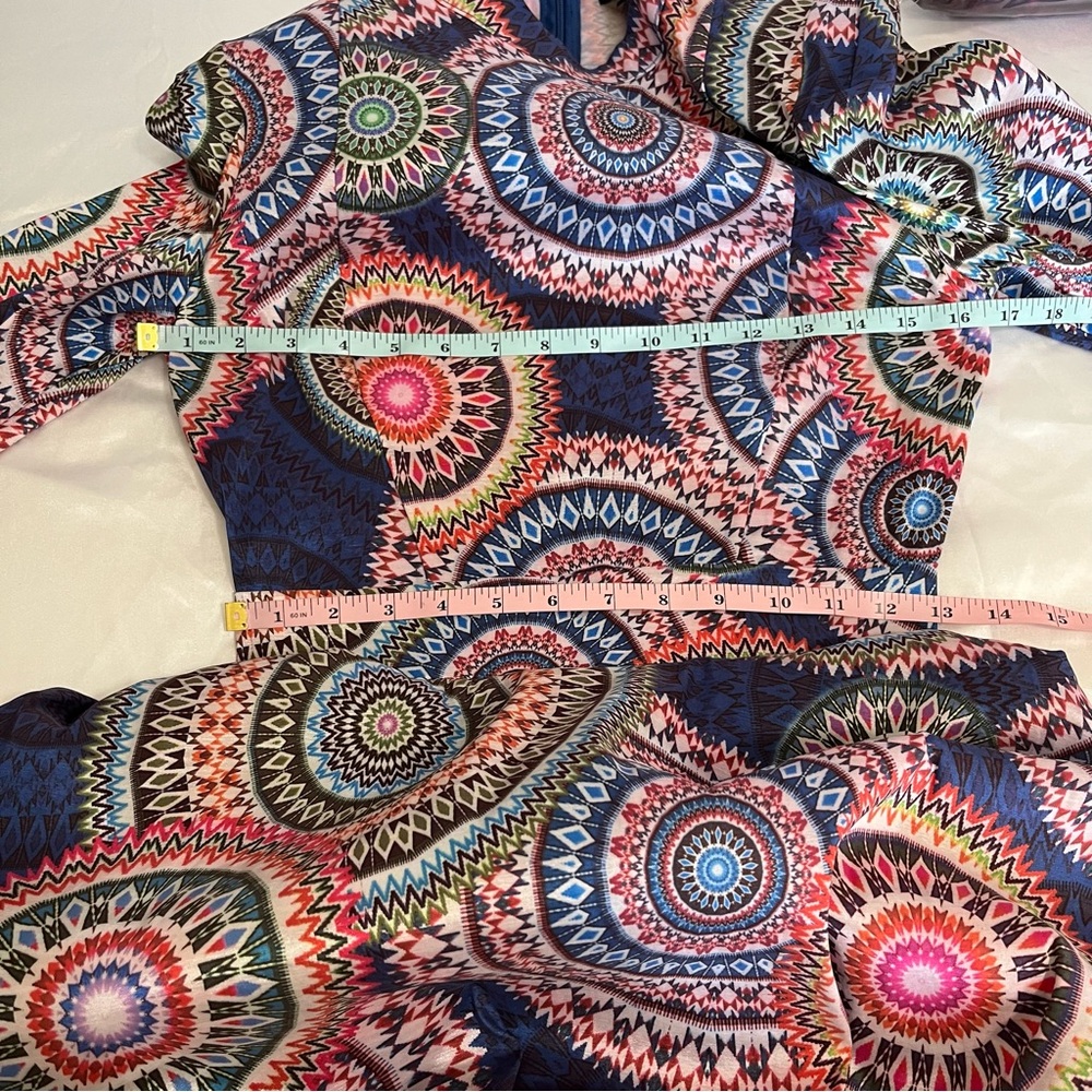 Colorful Patterned Dress Size Small - Picture 11 of 13